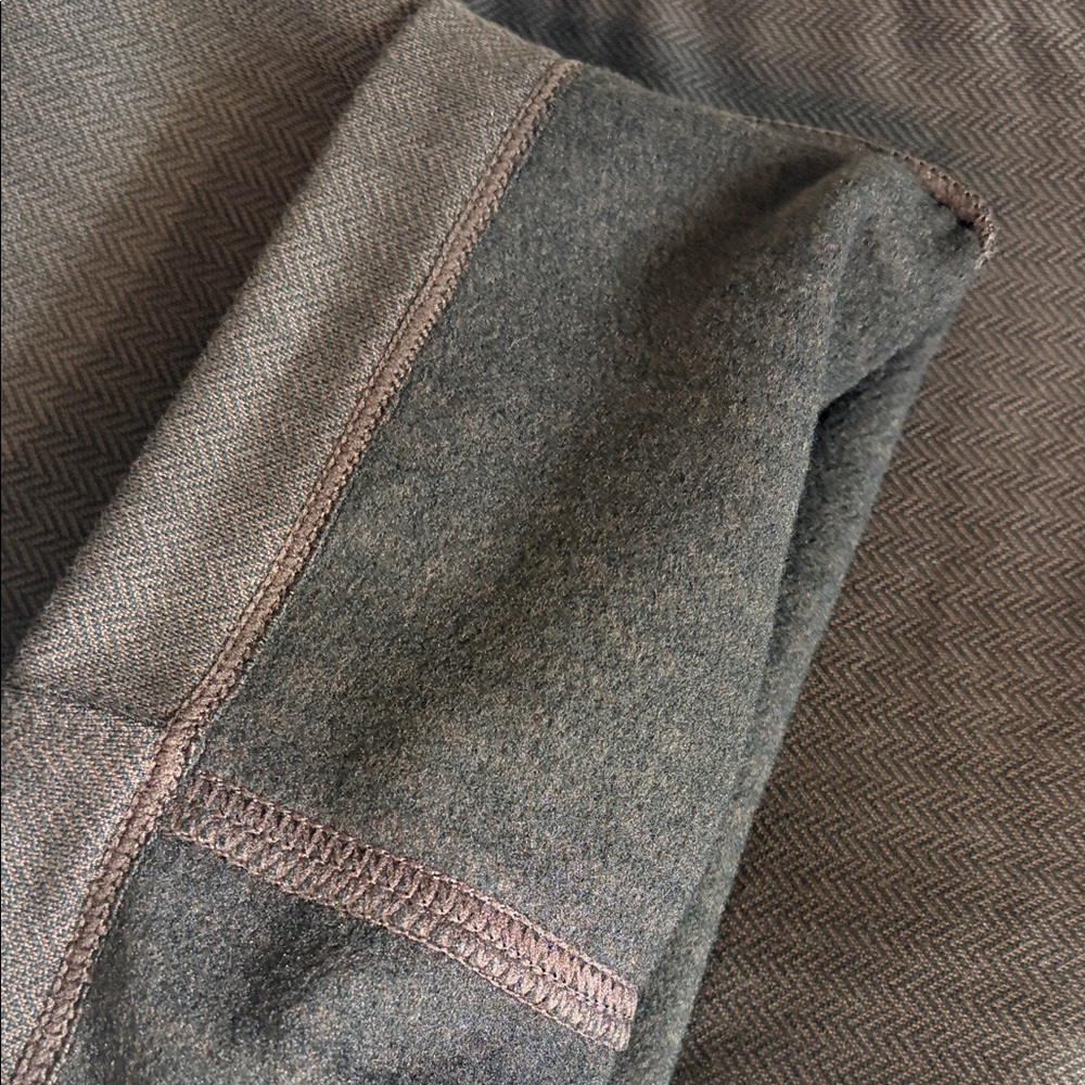 Mondetta Herringbone Straight Leg Pants - Dark Brown - Picture 6 of 7